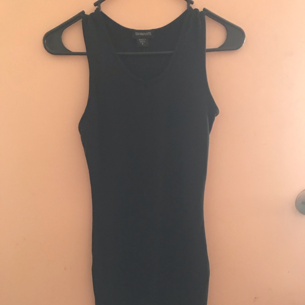 all black dress
